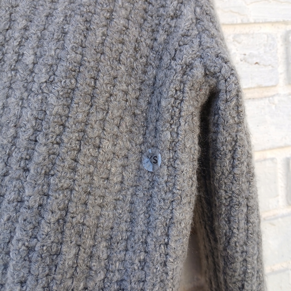 American Eagle Varsity Full Zip Cardigan Sweater - Picture 4 of 7